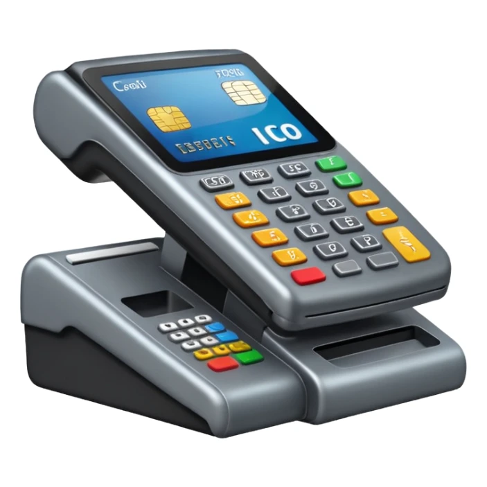 credit card at a point of sale sticker