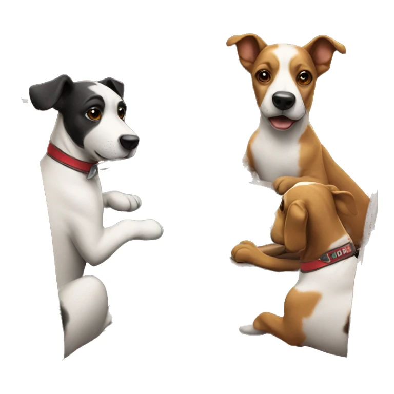 Dogs playing cards at casino sticker