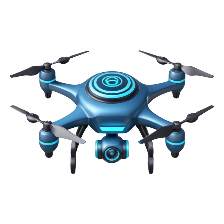 advanced space survey drone object icon, sleek sci-fi drone with holographic scanner, neon blue energy ring, futuristic tech details, 3D cartoon, mobile game icon style, centered, clean background, no text, no watermark
 
 sticker