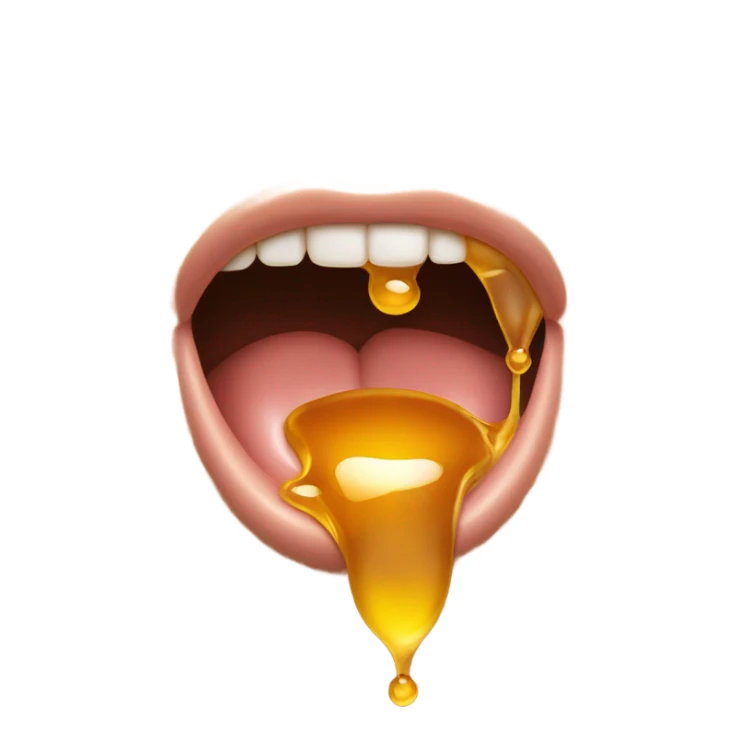 Honey tongue sticker