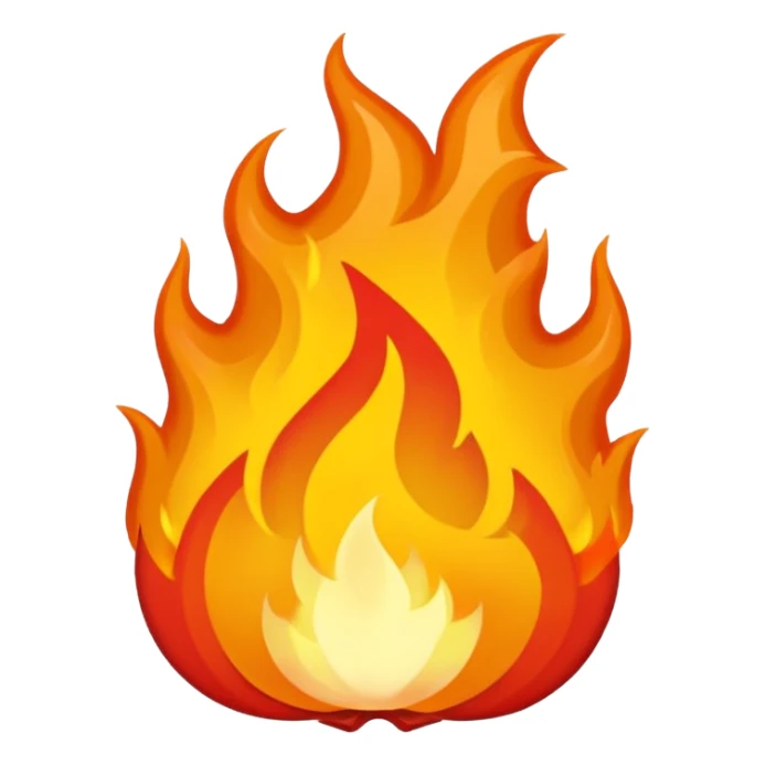 Asme un fuego pixeleado sticker