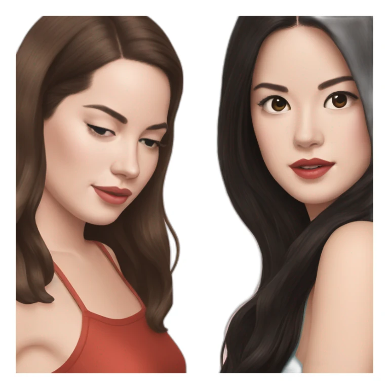 Lana del Rey and Mitski sticker