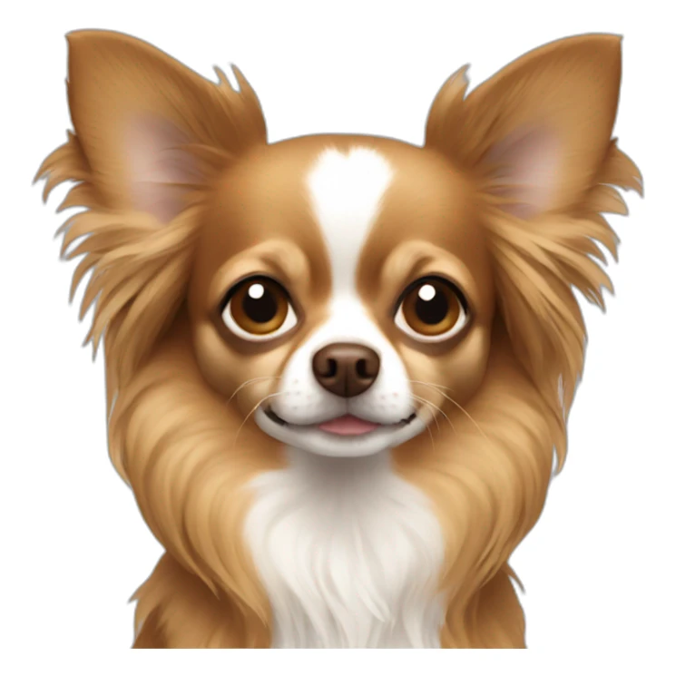 brown-long-hair-chihuahua sticker