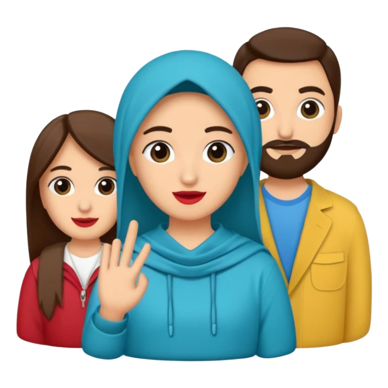 Tiktok beyaz tik etrafı mavi sticker