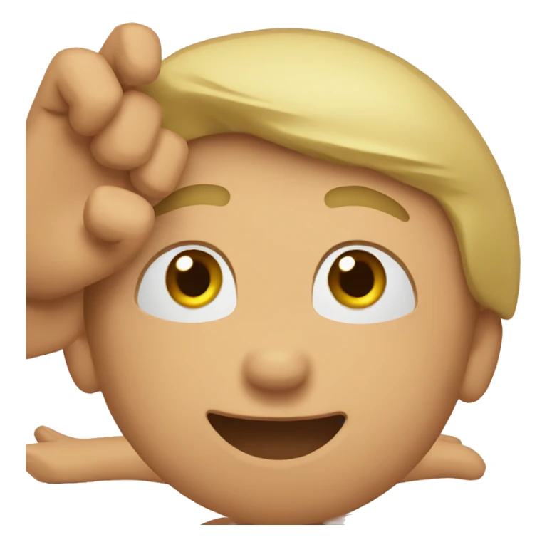 Gesture that Kaby Lame makes with his hands sticker