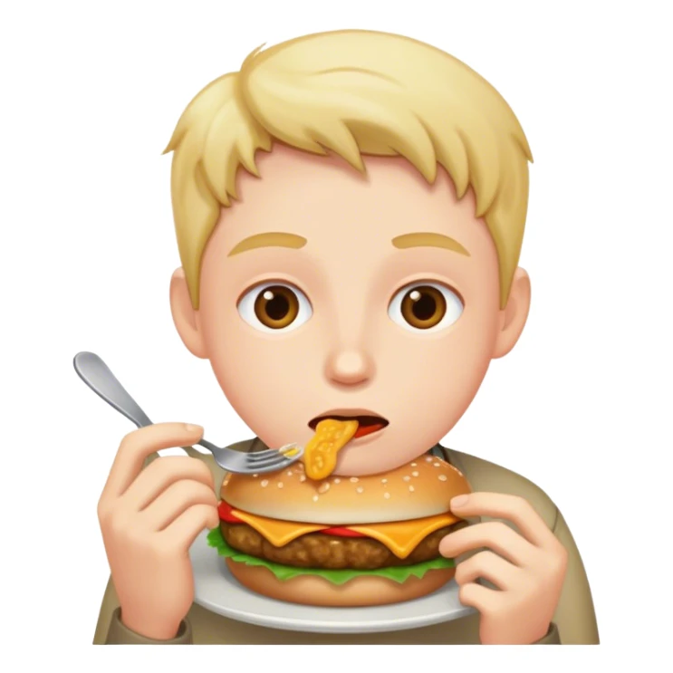 white unseasoned food muncher sticker