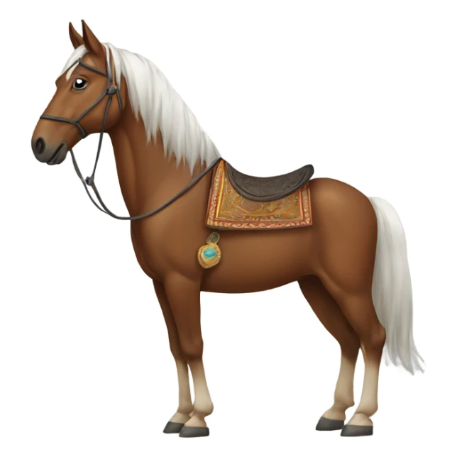 East Indian horse sticker