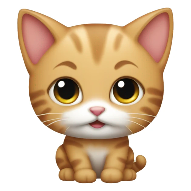 Cute kitty sticker