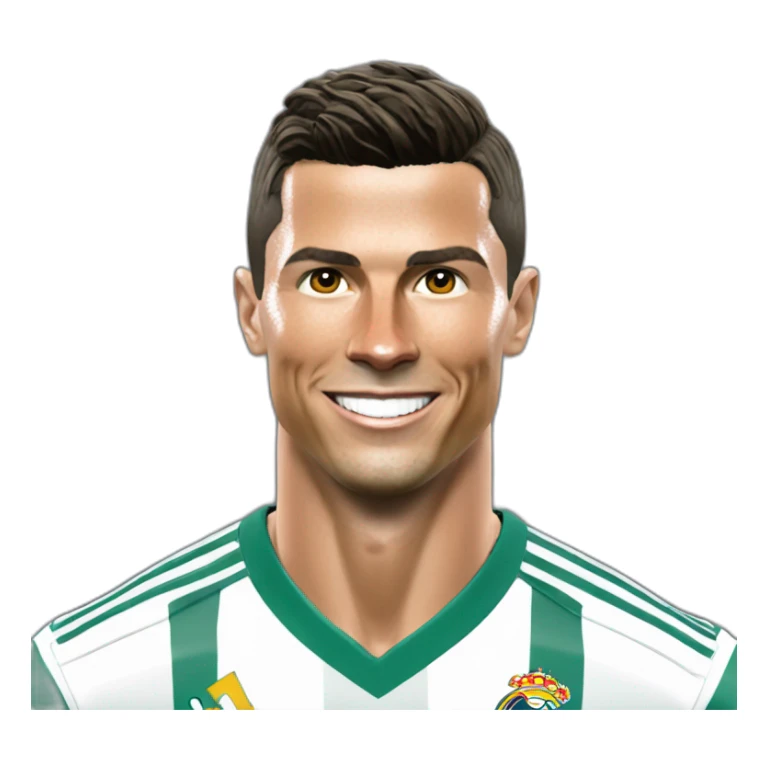 Cristiano Ronaldo qui fait sa célébration  sticker