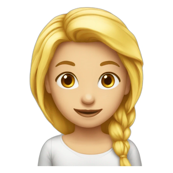 un flirt fille garçon sticker