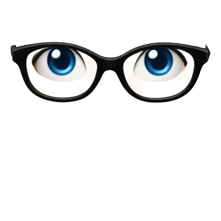 ultra realistic charlize theron, blue eyes, wearing shirt and black glasses  sticker