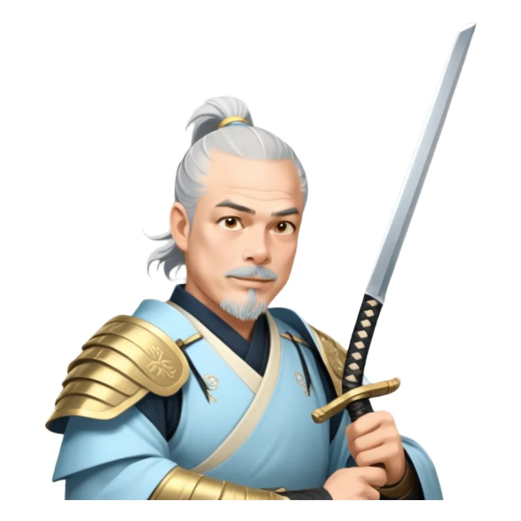 Elegant Samurai sticker