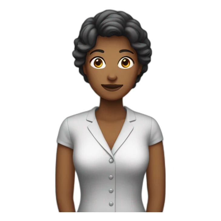 contact woman sticker