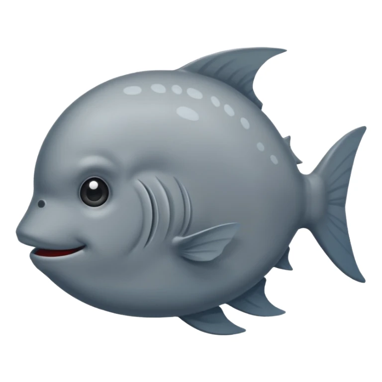 Emoji of Sunfish sticker