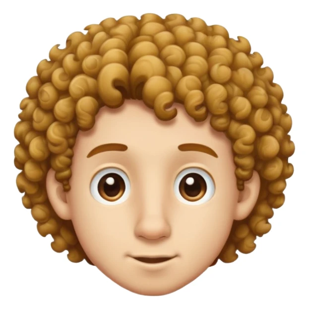 ragazzo col naso grosso riccio sticker