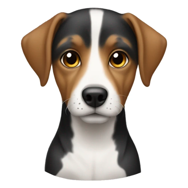 a dog upon a person named vidha sticker