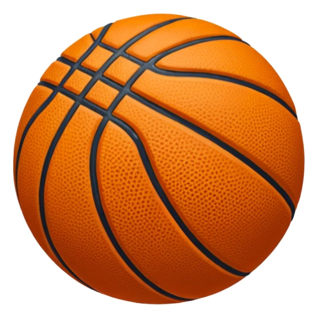 Hazme un emoji de bola de basket sticker