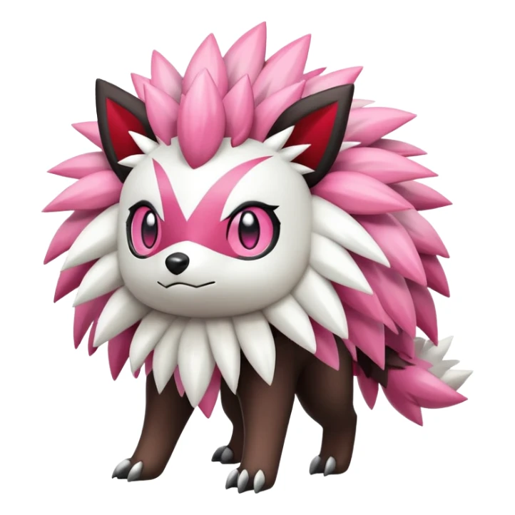 Shiny Zigzagoon-Shaymin-hybrid, full body sticker