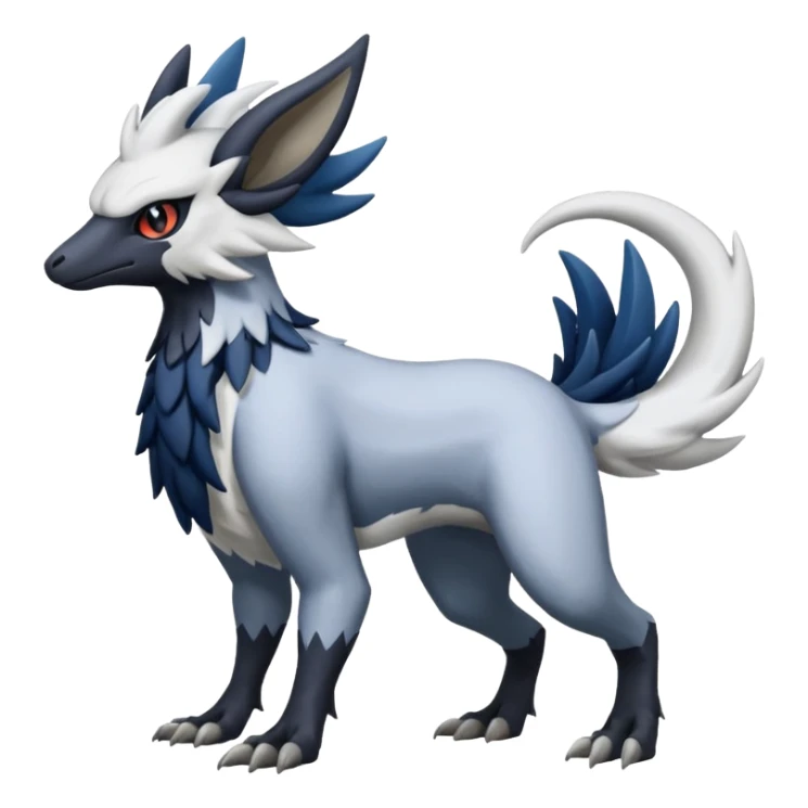 Trico-Nargacuga-Silvally-Absol-fusion sticker