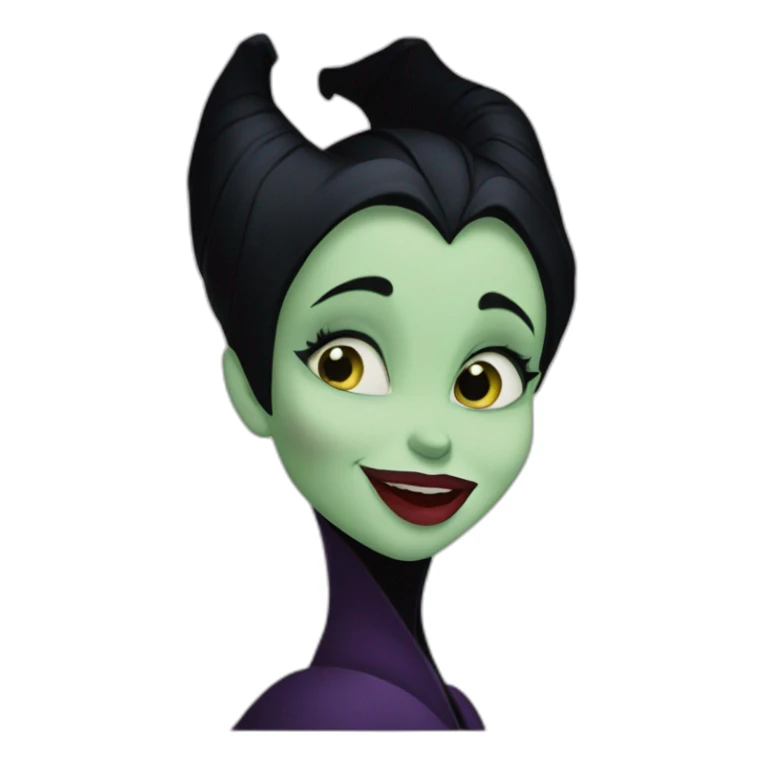 Angelina joli maleficent sending kiss sticker
