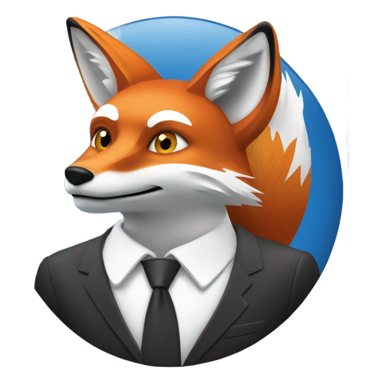 Fox on top of MSNBC peacock logo sticker