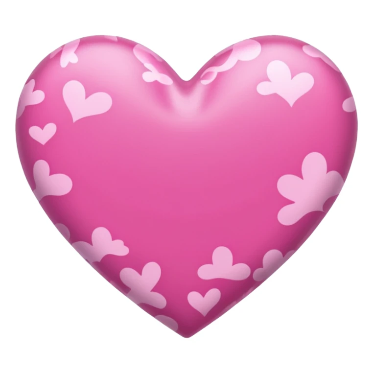 Pink heart with pink camo in the middle sticker