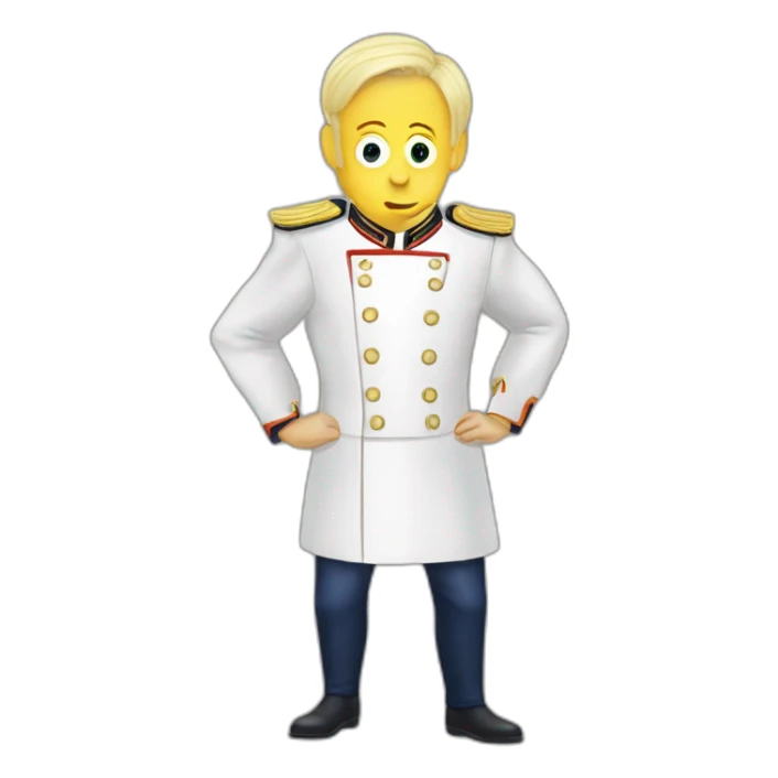 Marine lepen mange un couscous sticker