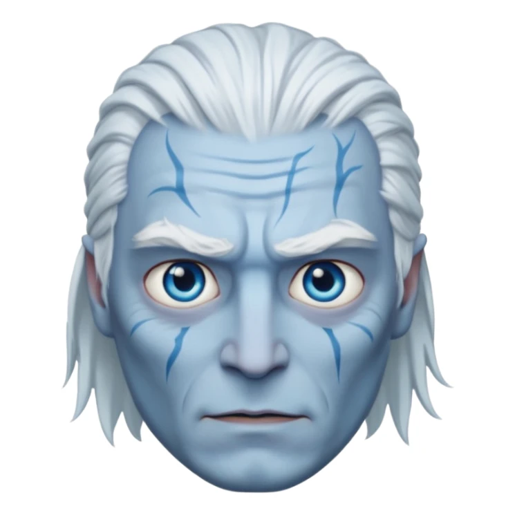 night king  from Games of throne character face only front face sticker