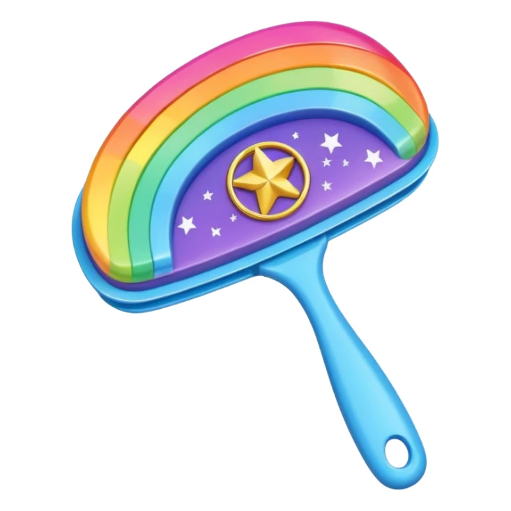 horoscope-style hairbrush 
 sticker