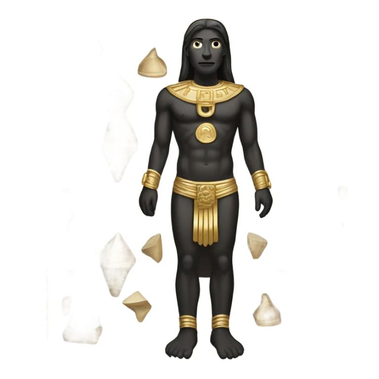 sarcophagus gold white black , full body  sticker