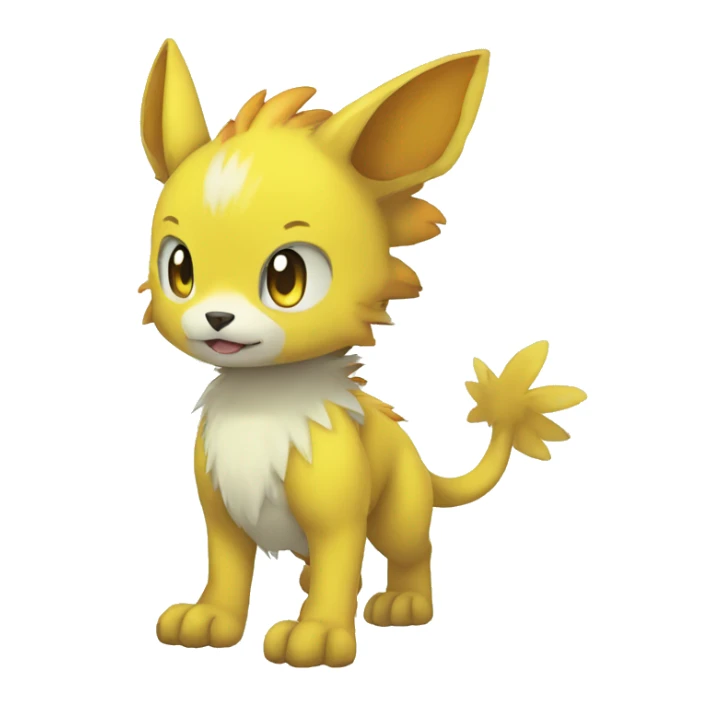 cute cool Digimon-Fakemon-animal full body sticker