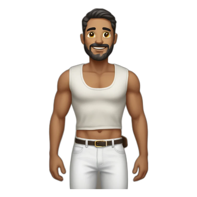 Hombre sujetador en mano sticker