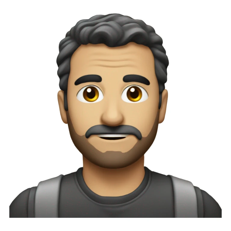 üzgün olan ama aslında mutlu gözüken emoji sticker