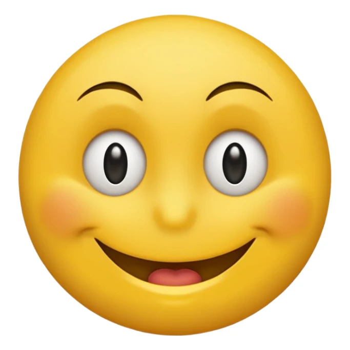je veux un smiley avec regard blasé sticker