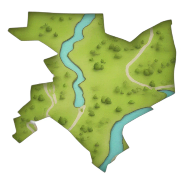 A map sticker