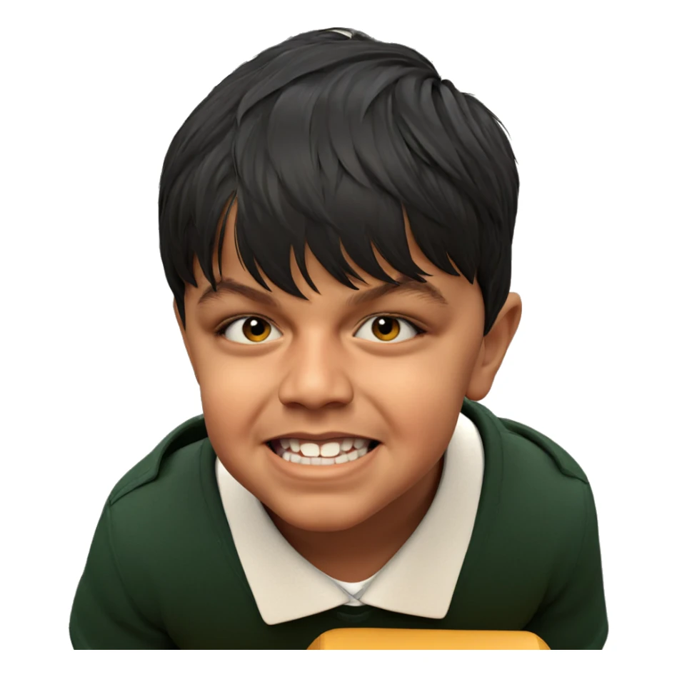 focused gaze in a chair sticker