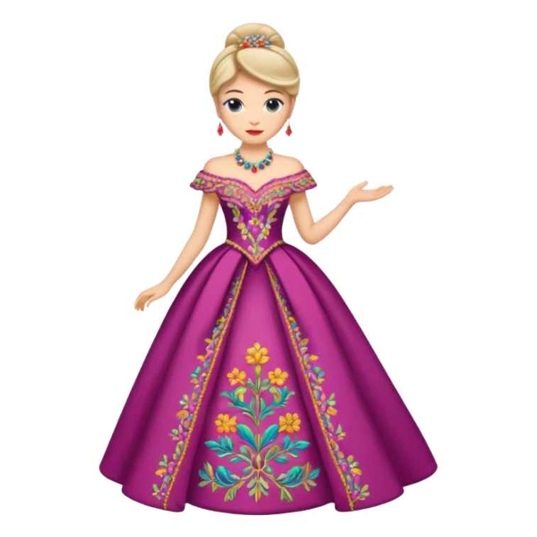 Character in Fairy Tale Beauty and Beast: Wardrobe Lady sticker