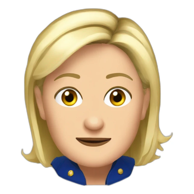 Marine le pen  sticker