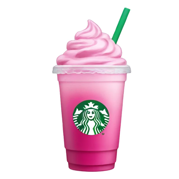 Pink drink starbucks no whip with ice sticker