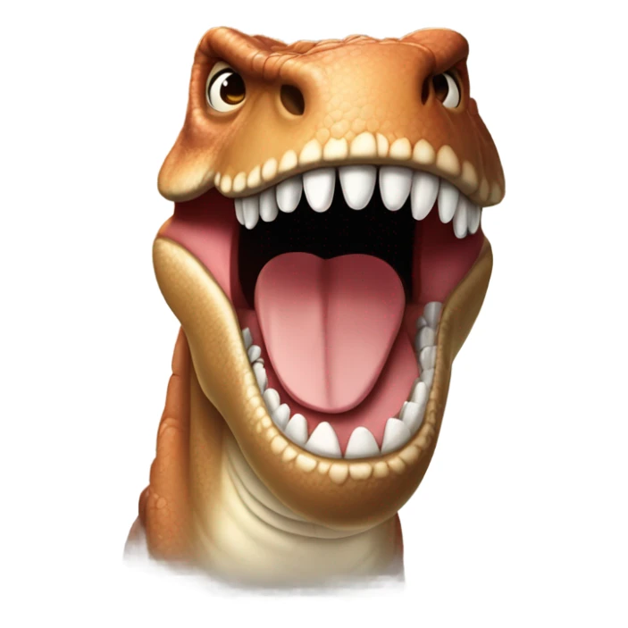 Trex front emoji  sticker