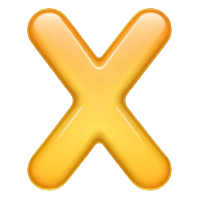 emoji-style glossy size icon with bold rounded letters “XS”, smooth gradients, soft highlights, minimal shading, clean shiny 3D look, no background, high-quality emoji aesthetic sticker