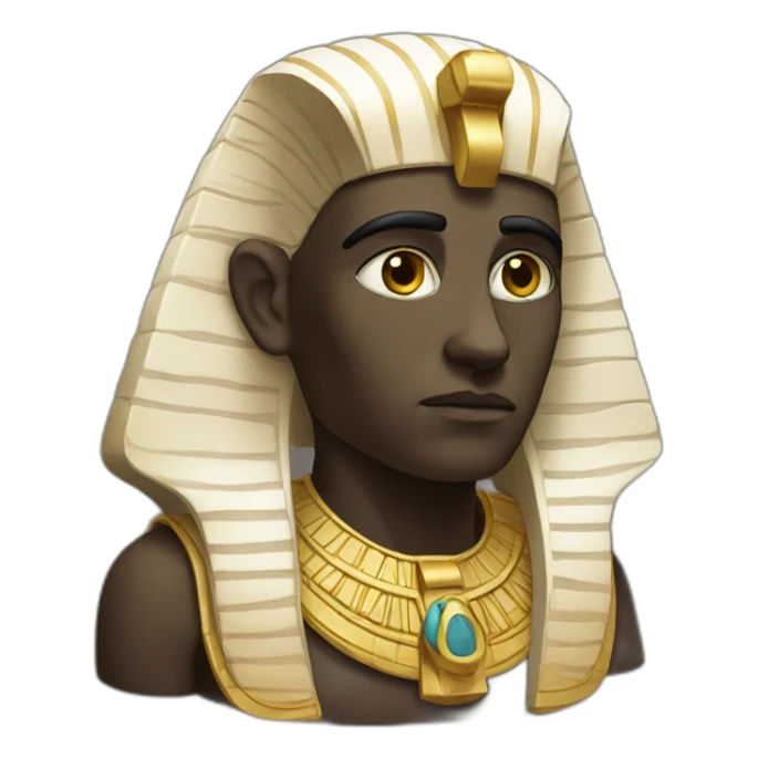 sad egypt god sticker