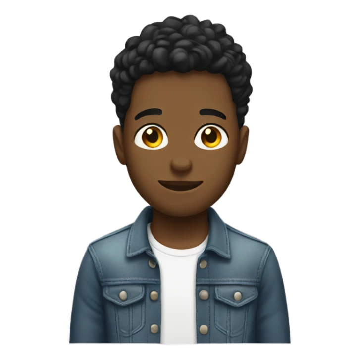 boys showing off their style sticker