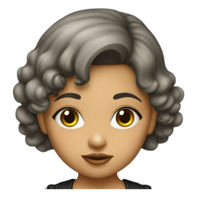 Italian mobster girl young baby sticker