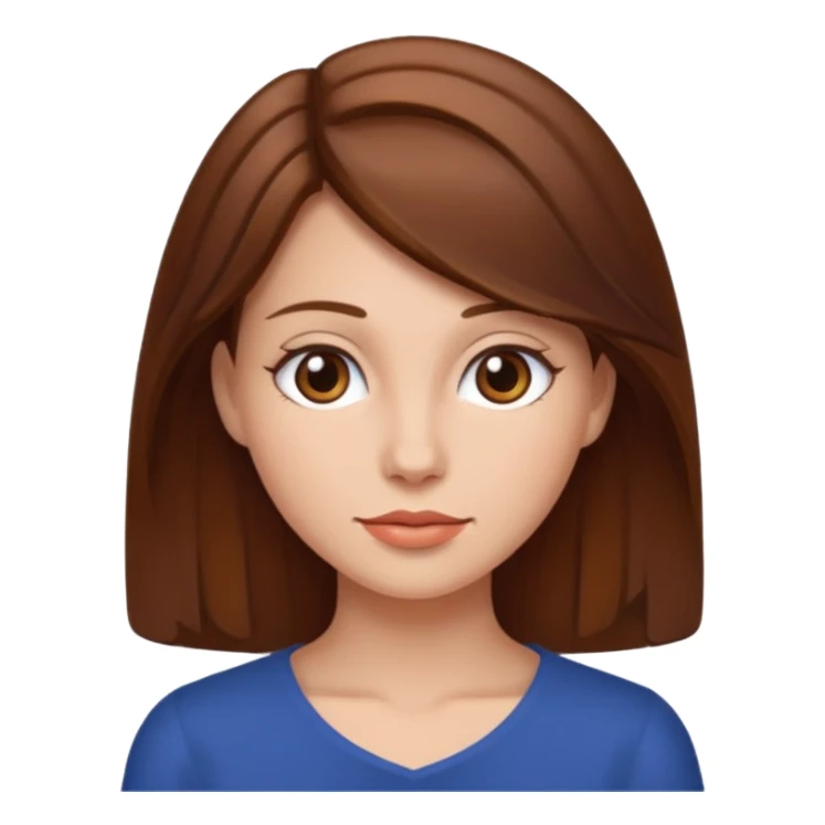 👸 use this emoji but give it white skin and brown hair sticker