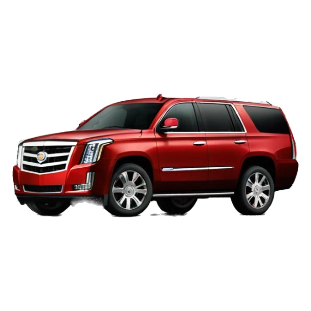  camouflage style red white and black, Cadillac Escalade sticker