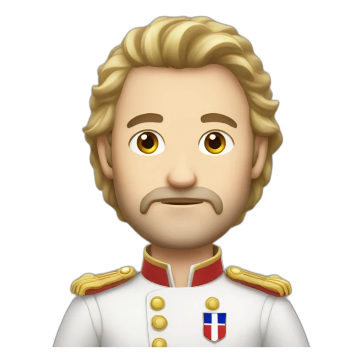 white and modern french patriot sticker