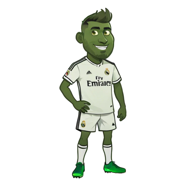 ￼ football player Real Madrid ￼￼ sticker