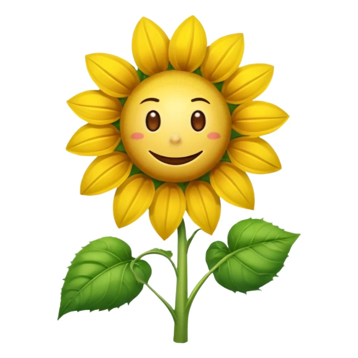 a picture of the sunflower from Plants vs. Zombies sticker