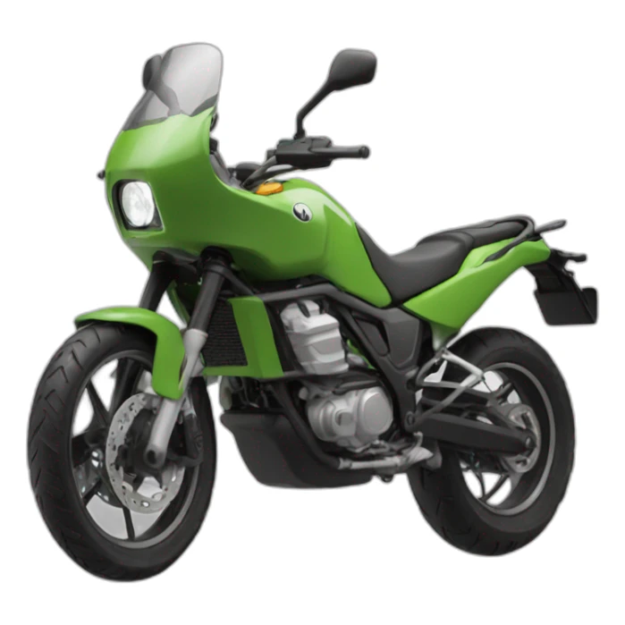 Moto virages montagne sticker